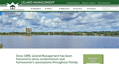 Desktop Screenshot of lelandmanagement.com